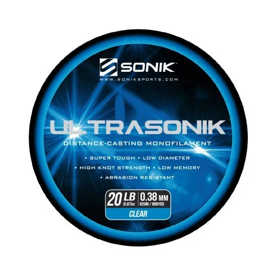 Sonik Ultrasonik Monofilamento Claro 0.38mm 820m 3 Sonik Ultrasonik Monofilamento Claro 0.38mm 820m