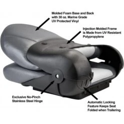 Tempress Navistyle Asiento De Barco Con Respaldo Alto Gris Carbón -Fox Tienda de ventas 71Yb3MxswDL. AC SL1500 550x550w 1