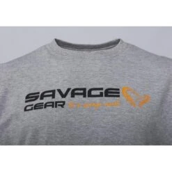 Savage Gear Signature Logo Camiseta Gris Melange -Fox Tienda de ventas 73649 3 550x550w