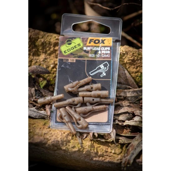 Clip Y Piquetas Fox Edges Camo Tamaño 10 Swallow Lead 6 Clip Y Piquetas Fox Edges Camo Tamaño 10 Swallow Lead - Imagen 4
