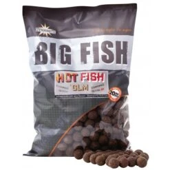 DYNAMITE BAITS Dinamita Pescado Caliente GLM Boilies 15mm 1 Kg