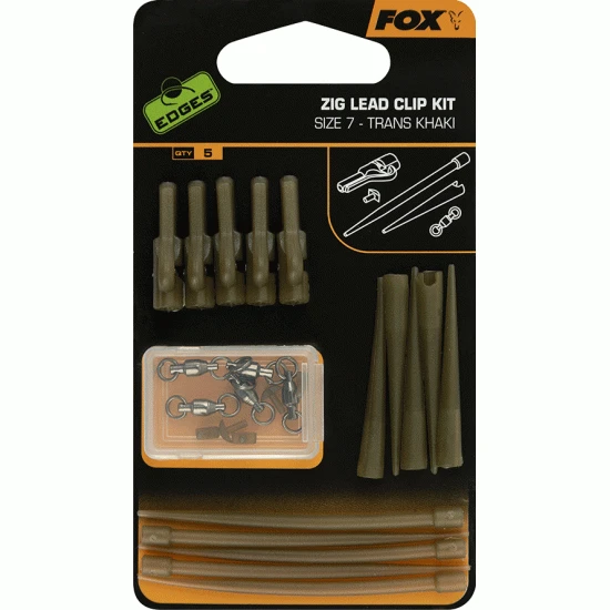 Fox Edges Zig Lead Clip Kit Talla 7 3 Fox Edges Zig Lead Clip Kit Talla 7