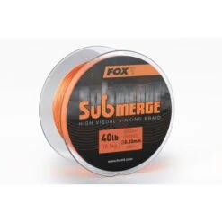 Trenza De Hundimiento Fox Submerge High Visual Naranja Brillante 40 Lb 600 M