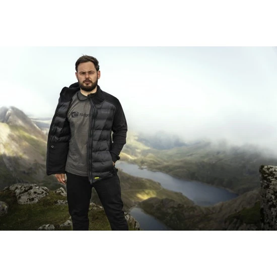 RidgeMonkey APEarel Heavyweight Zip Jacket Negro 9 RidgeMonkey APEarel Heavyweight Zip Jacket Negro - Imagen 7