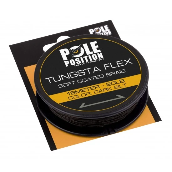 Pole Position Tungsta Flex Dark Silt 20lb 18m 3 Pole Position Tungsta Flex Dark Silt 20lb 18m