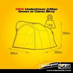 Bivvy Solar Undercover Verde 2 Personas -Fox Tienda de ventas Qbh8hTAw 550x550 1