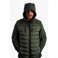 RidgeMonkey APEarel Heavyweight Chaqueta Con Cremallera Verde