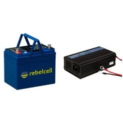 BaterÃa Rebelcell 12V70 AV Y Cargador De BaterÃa 12.6V10A