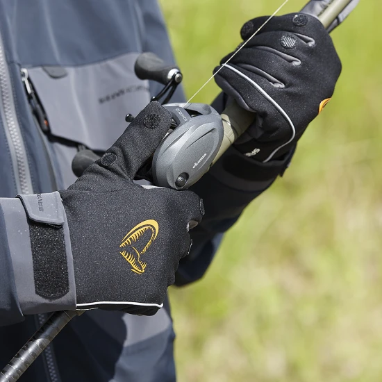 Guante De Invierno Savage Gear Softshell Negro 7 Guante De Invierno Savage Gear Softshell Negro - Imagen 5