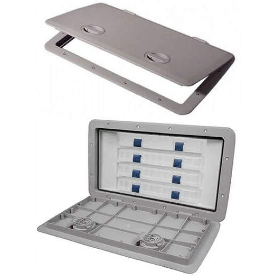 Tempress 13x23 AH Cam Tackle Hatch Gris Oscuro 3 Tempress 13x23 AH Cam Tackle Hatch Gris Oscuro