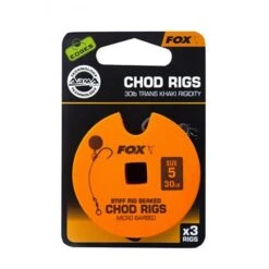 Fox Edges Chod Rigs Estándar 30lb Tamaño 5 19 Fox Edges Chod Rigs Estándar 30lb Tamaño 5 -Fox Tienda de ventas chod rig stiff rig beaked size 5 barbed 550x550h 2
