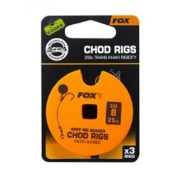 Fox Edges Chod Rigs Estándar 25lb Tamaño 7 -Fox Tienda de ventas chod rig stiff rig beaked size 8 barbed 550x550h