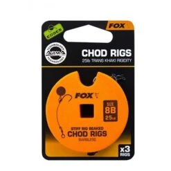 Fox Edges Chod Rigs Estándar 25lb Tamaño 7 -Fox Tienda de ventas chod rig stiff rig beaked size 8 barbless 550x550h