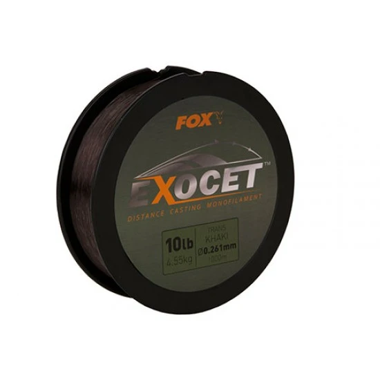 Fox Exocet Mono Trans Caqui 0.350mm 18lb 3 Fox Exocet Mono Trans Caqui 0.350mm 18lb