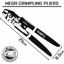 Black Cat Mega Crimping Pliers 26cm 11 Black Cat Mega Crimping Pliers 26cm -Fox Tienda de ventas resize img204 550x550w