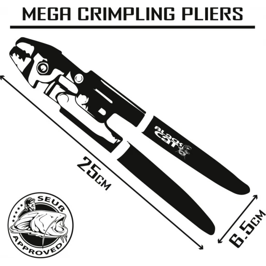Black Cat Mega Crimping Pliers 26cm 7 Black Cat Mega Crimping Pliers 26cm - Imagen 5