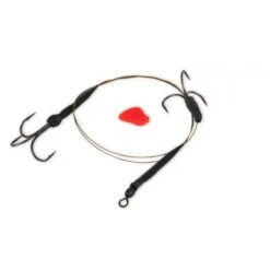 Fox Rage Predator Twin Treble Trace 50cm Talla 8